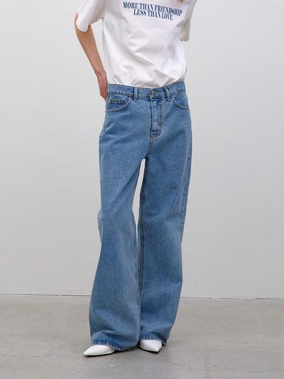 OVEOF Semi Wide Denim Pants