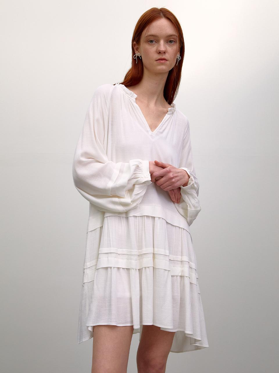 OVEOF Tunica Dress - White