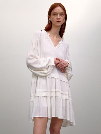OVEOF Tunica Dress - White