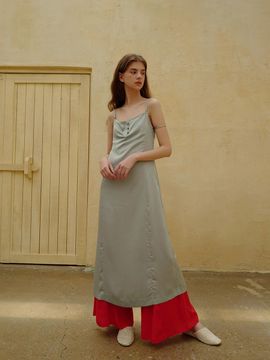 overdueflair Glossy Slip Dress_Mint