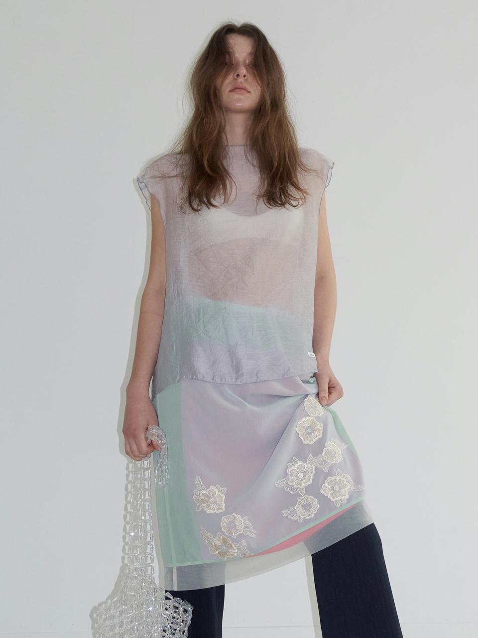 overdueflair Layered Flower Skirt