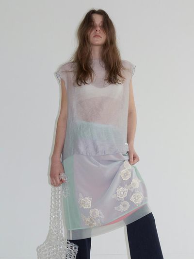 overdueflair Layered Flower Skirt