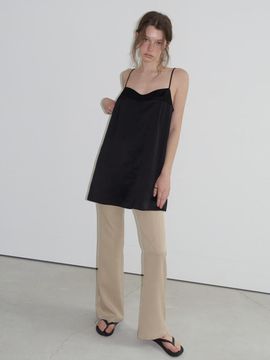 overdueflair Satin Mini Dress_Black