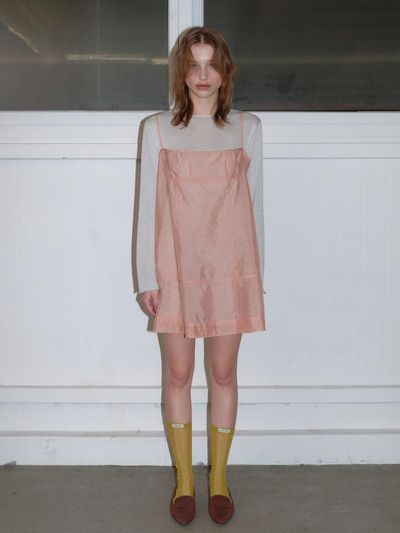 overdueflair Sheer Bustier Dress