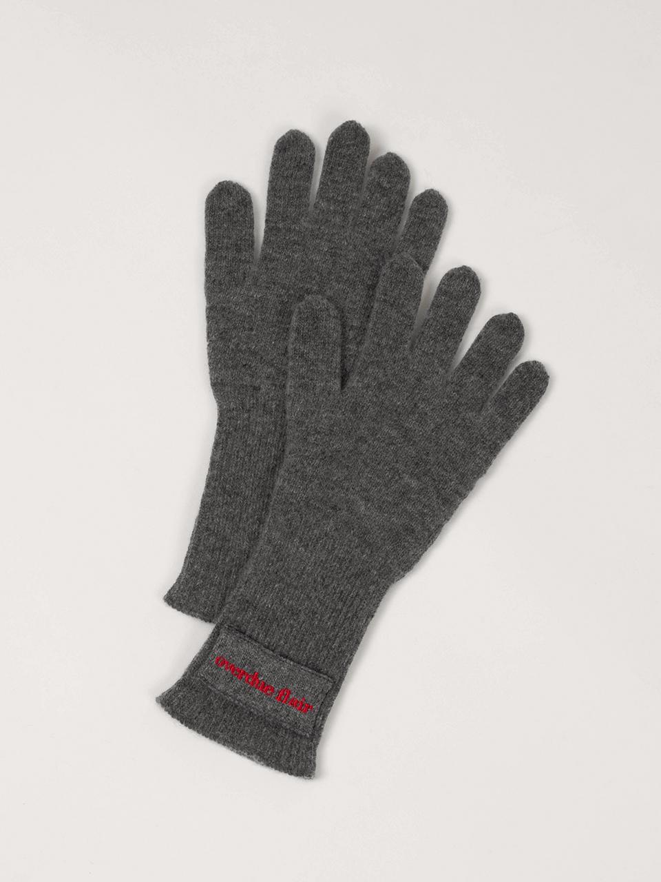 overdueflair SOFT CASHMERE GLOVES _CHARCOAL
