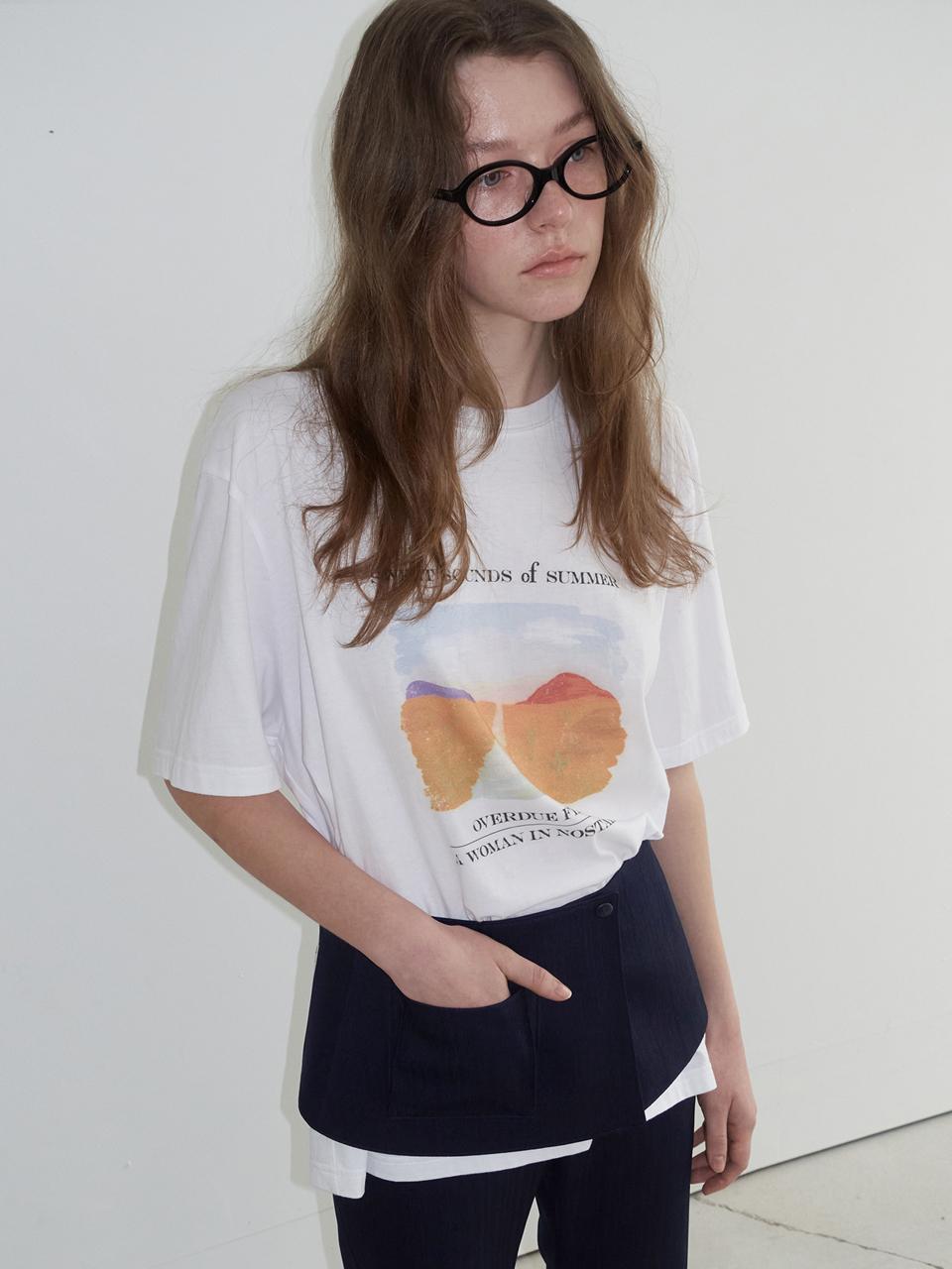 overdueflair Sweet Sounds T-shirt_White