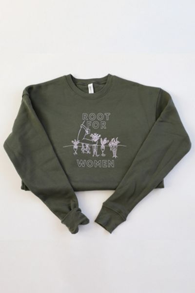 Overseasoned Overseasoned Root for Women Crewneck