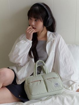 OVHEE Betty Nylon Tote Bag _ Pale Green