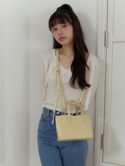 OVHEE Dear Mini Tote Bag _ Yellow