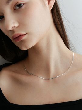 OVT-U [925 Silver] 1.7mm Chain Necklace