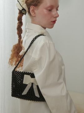 OVT-U Beads Ribbon Shoulder Bag