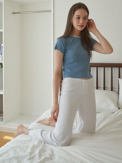 OVT-U Frill Pantaloons Jogger Pants (2color)