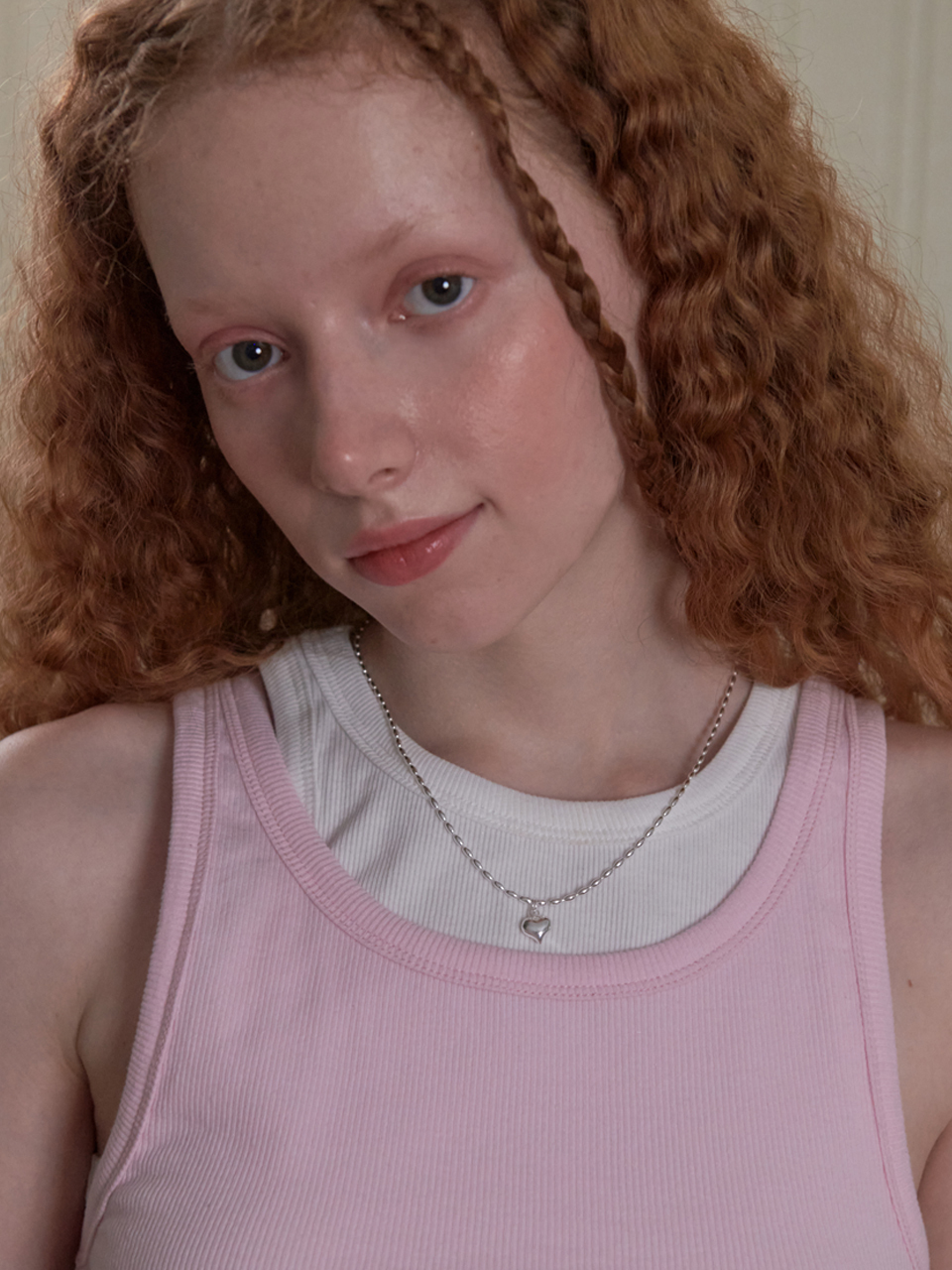 OVT-U Heart Point Ball Necklace
