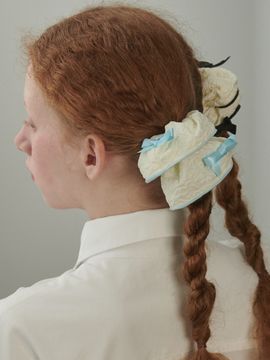 OVT-U Ribbon Wrinkle Scrunchie