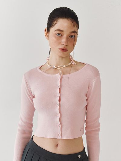 OVT-U Slim Fit Crop Cardigan