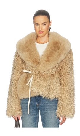 OW Collection OW Collection Alva Faux Fur Jacket