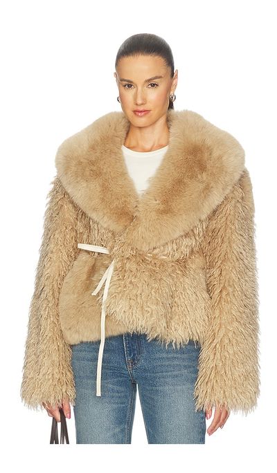 Ow Collection Alva Faux Fur Jacket