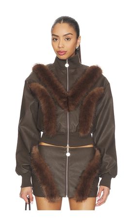 OW Collection OW Collection Bela Faux Fur Jacket