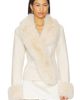 OW Collection OW Collection Maeve Faux Fur Jacket - 1