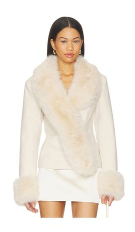 OW Collection OW Collection Maeve Faux Fur Jacket
