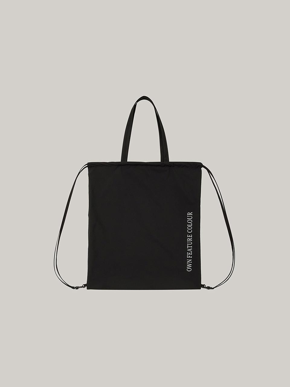 OWN FEATURE COLOUR.OFC Rain Cover String Bag (black)
