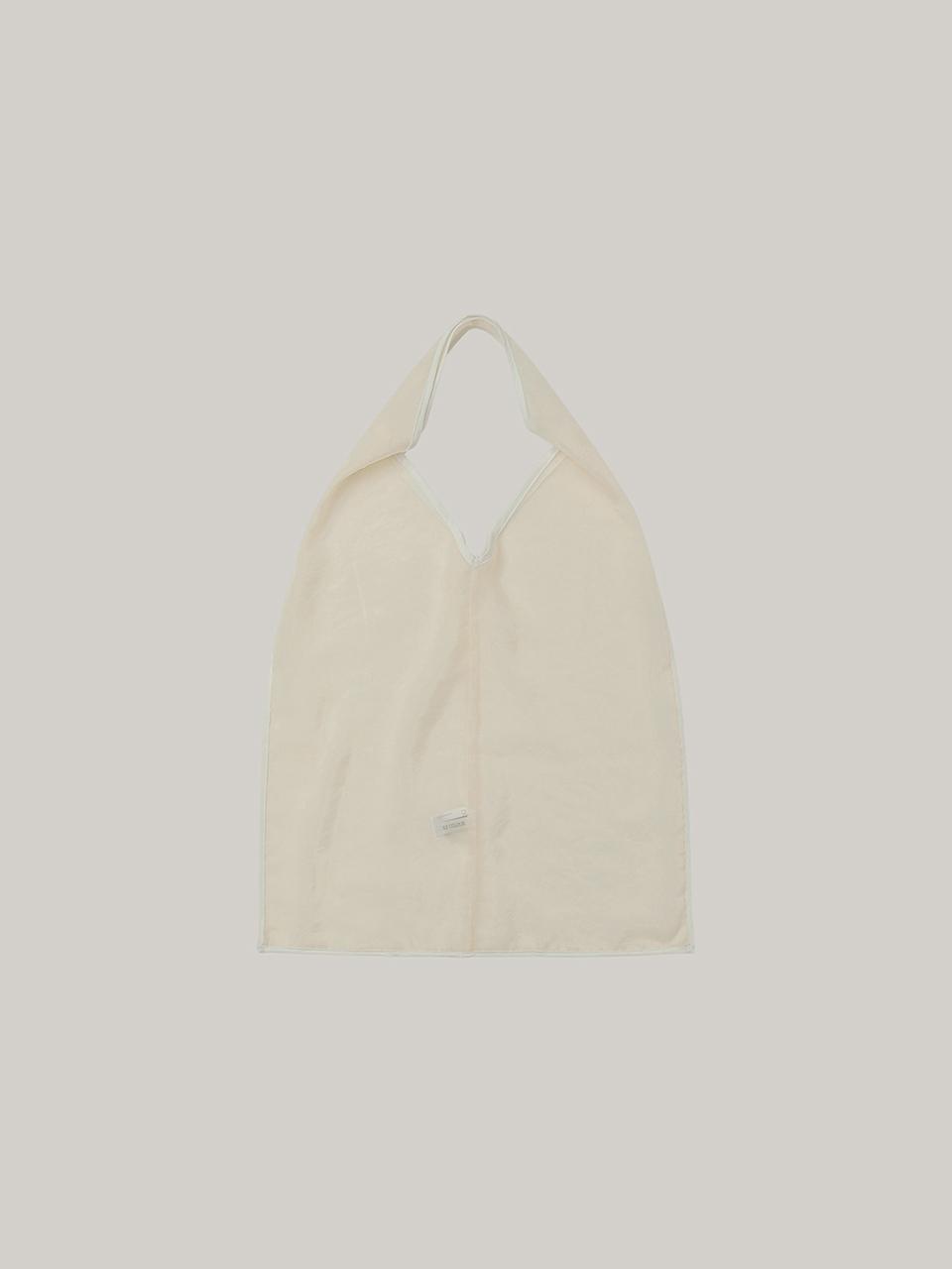 OWN FEATURE COLOUR.OFC Sheer Shoulder Bag (beige)