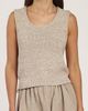 oyun oyun Angled Rib Crochet Vest - 1