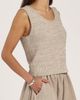 oyun oyun Angled Rib Crochet Vest - 2