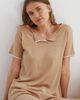 oyun oyun Split Neck Tee - 3