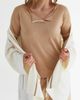 oyun oyun Split Neck Tee - 4