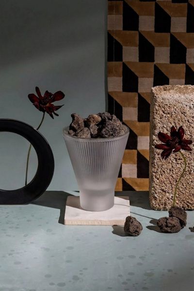 OZAIZ OZAIZ Zai Cedar & Black Cherry Lava Rock Diffuser in White at Urban Outfitters