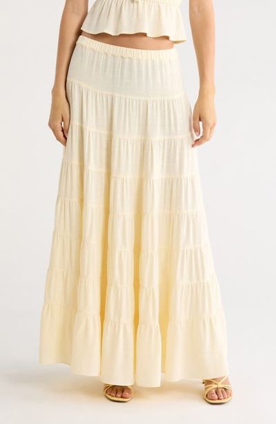 PacSun PacSun Carrie Tiered Maxi Skirt