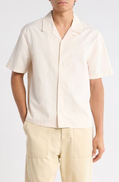 PacSun PacSun Elai Button-Up Cotton & Linen Camp Shirt