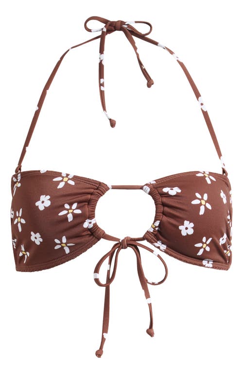PacSun PacSun Eliza Floral Bandeau Bikini Top 