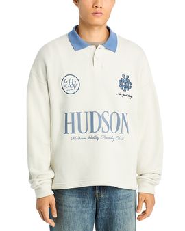 Pacsun Pacsun Hudson Cotton Relaxed Logo Rugby Shirt