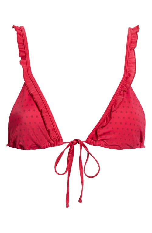 PacSun PacSun Leora Ruffle Triangle Bikini Top