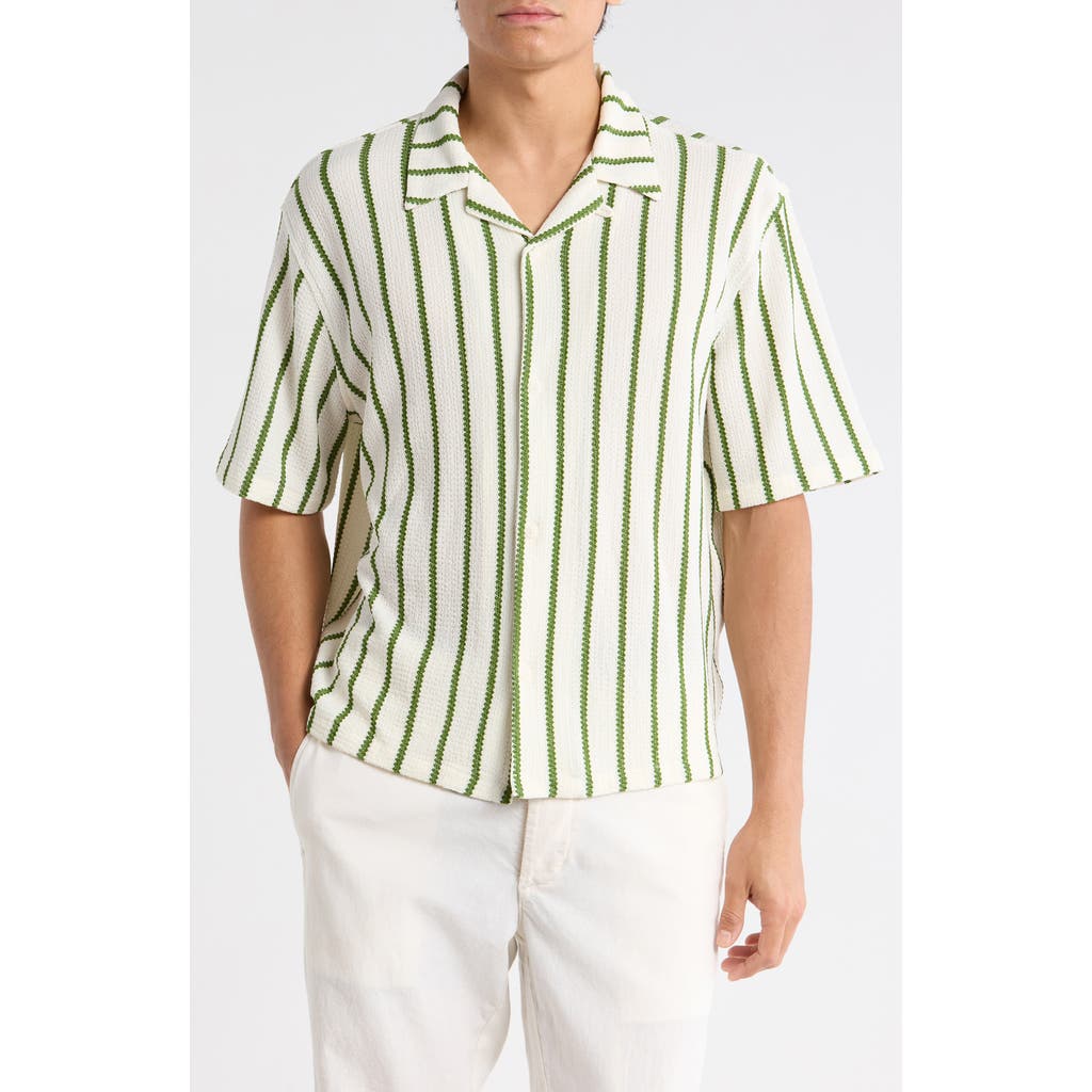 PacSun PacSun Naz Stripe Camp Shirt