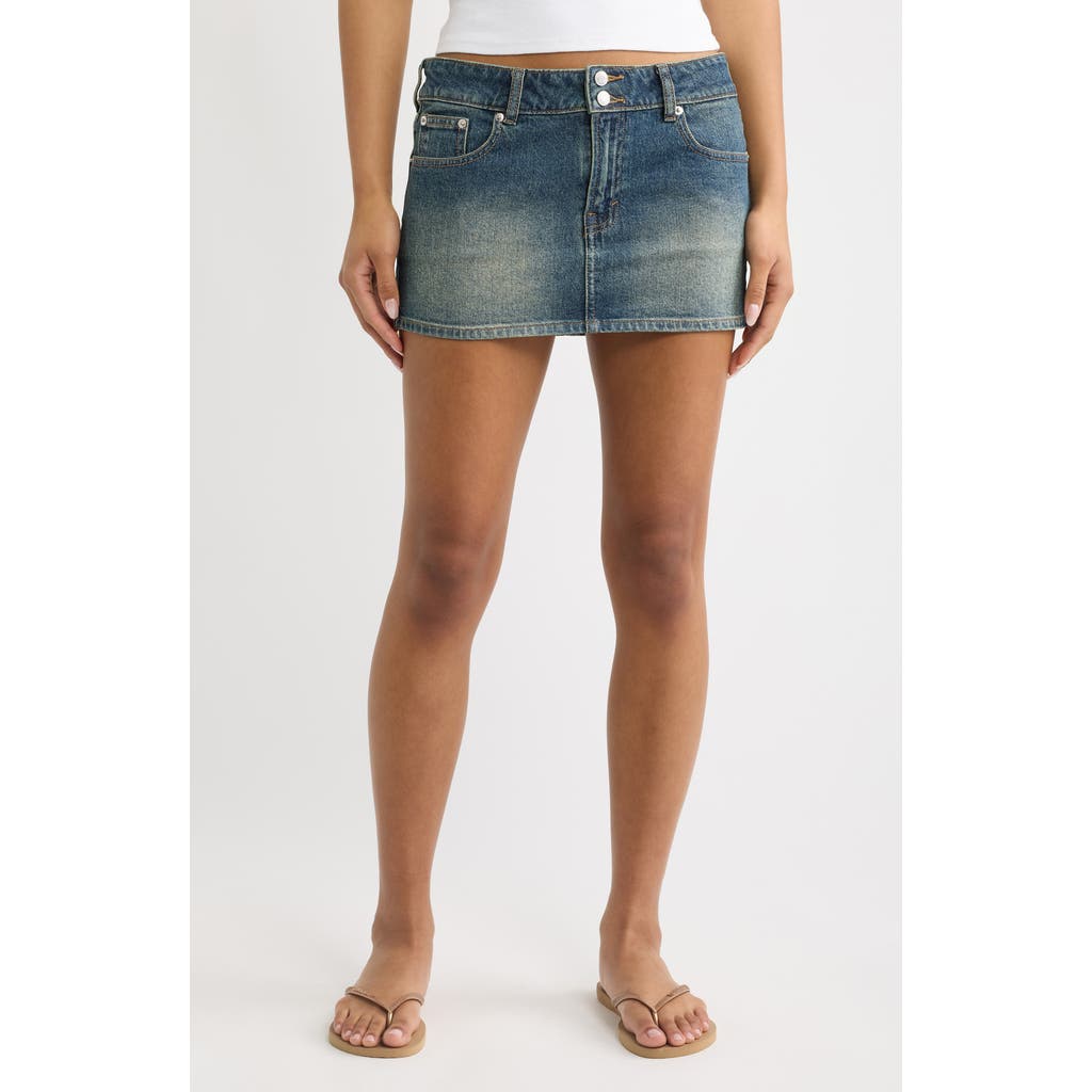 PacSun PacSun Piper Stretch Cotton Denim Miniskirt
