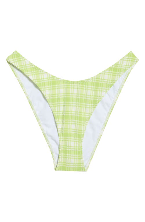 PacSun PacSun Rae Plaid High Cut Bikini Bottoms