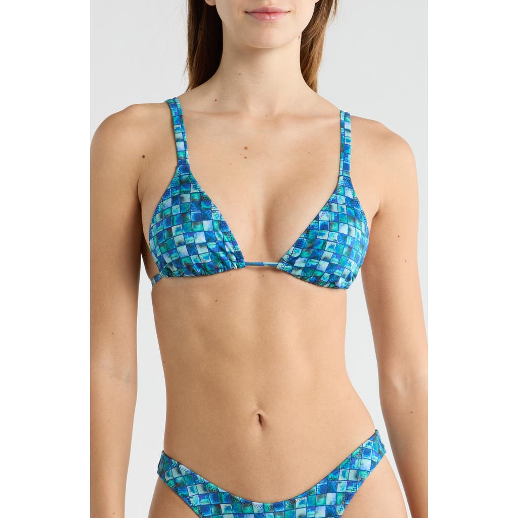 PacSun PacSun Rae Shine Triangle Bikini Top