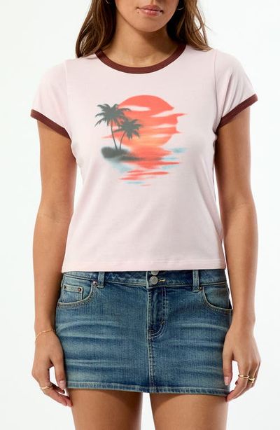 PacSun PacSun Sunset Skimmer Ringer Graphic T-Shirt