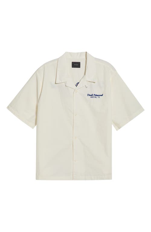PacSun PacSun Track Embroidered Cotton Camp Shirt