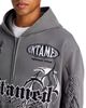 Pacsun Pacsun Untamed Cotton Blend Zip Graphic Hoodie - 5