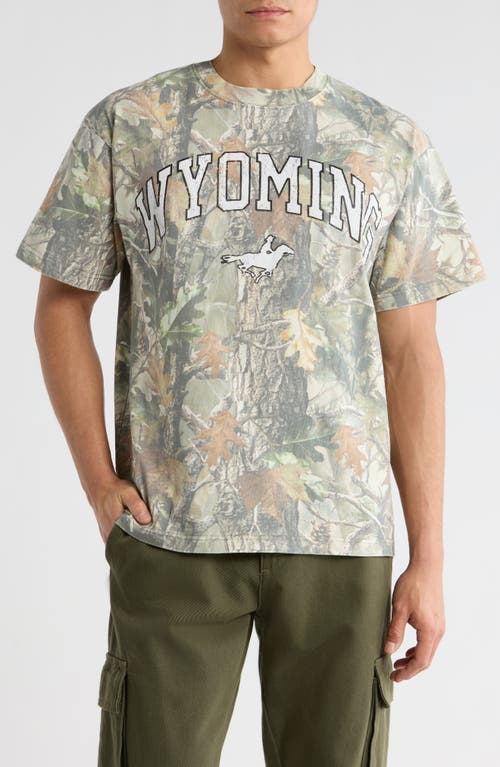 PacSun PacSun Wyoming Camo Cotton T-Shirt