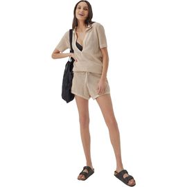 Pact Pact Beachside Linen Crochet Short Made with Organic Cotton