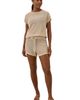 Pact Pact Beachside Linen Short Sleeve Top Made with Organic Cotton - 1