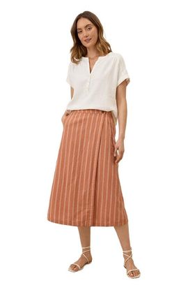 Pact Pact Canopy Linen Wrap Skirt Made with Organic Cotton