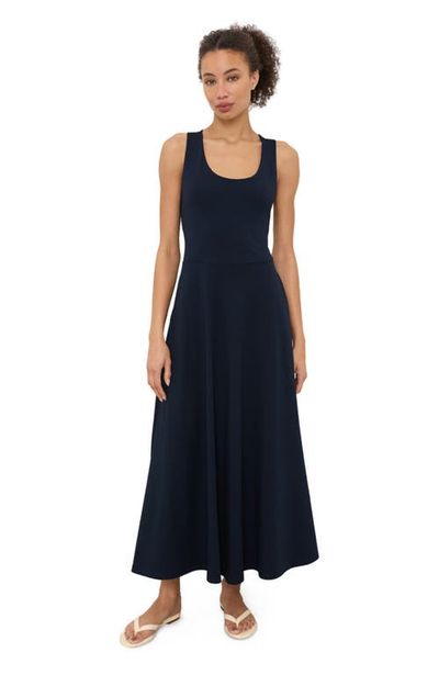 Pact Pact Fit & Flare Open Back Maxi Dress Made With Organic Cotton