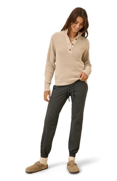 Pact Pact Luxe Knit Henley Sweater