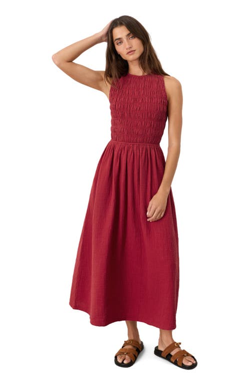 coastal double gauze beach to brunch dress Pact Size:18.5